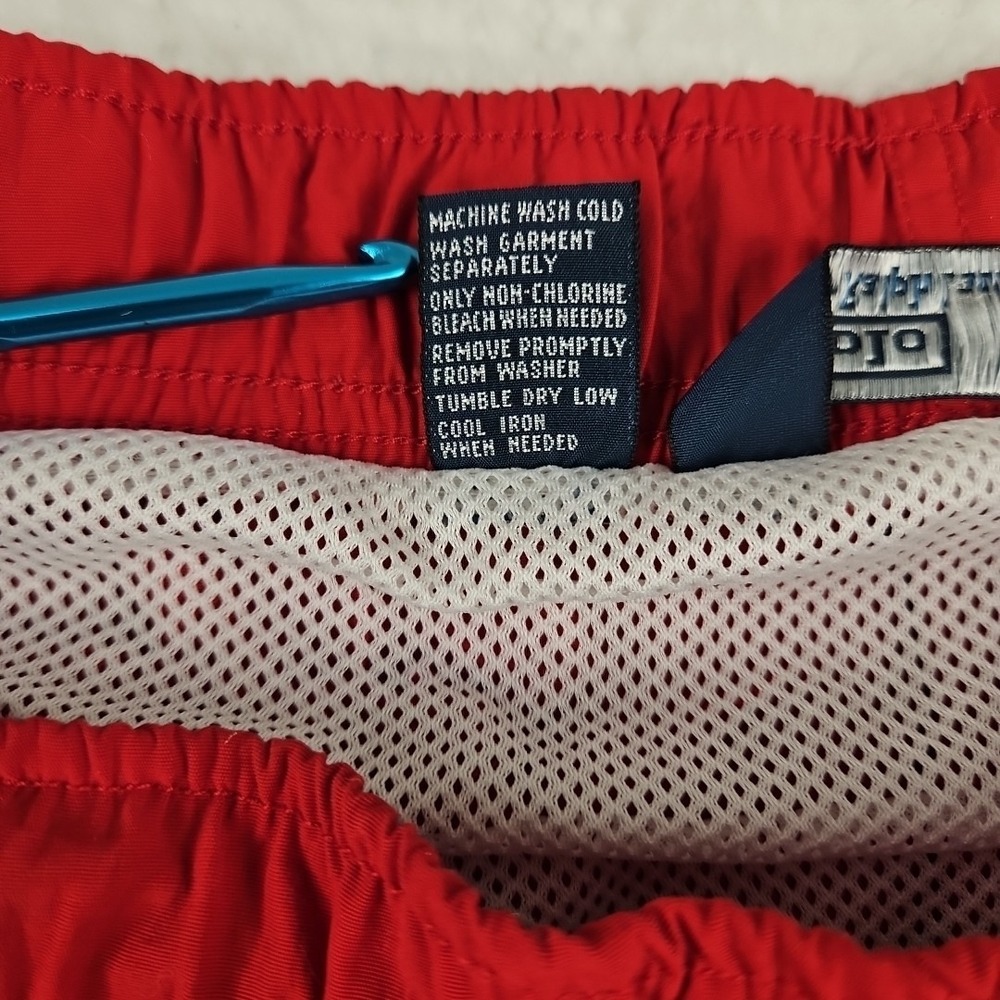 Polo Ralph Lauren Swim Trunks 2XL Red Lined Pony Men Board Shorts Bathing Suit - Picture 4 of 12